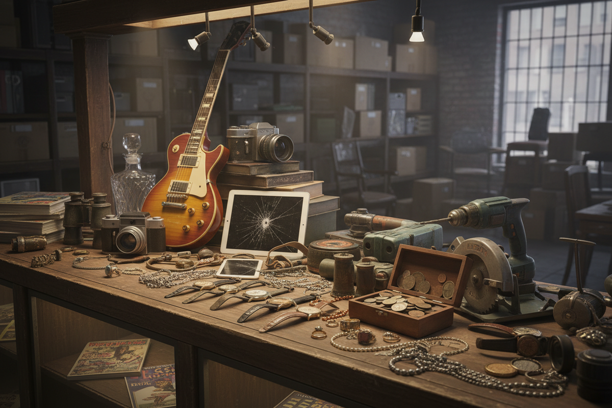 image showing pawnshop items